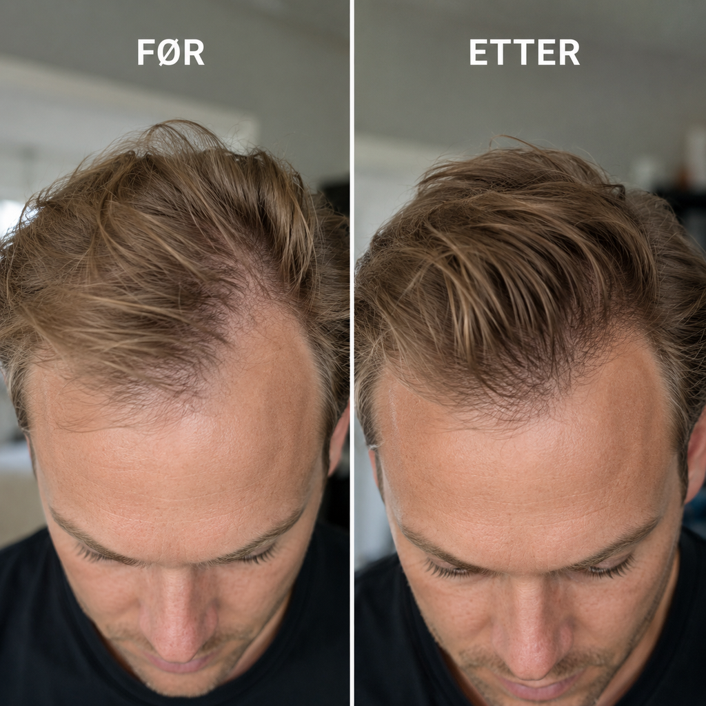 HairGlow — Tettere hår uten kjemikalier