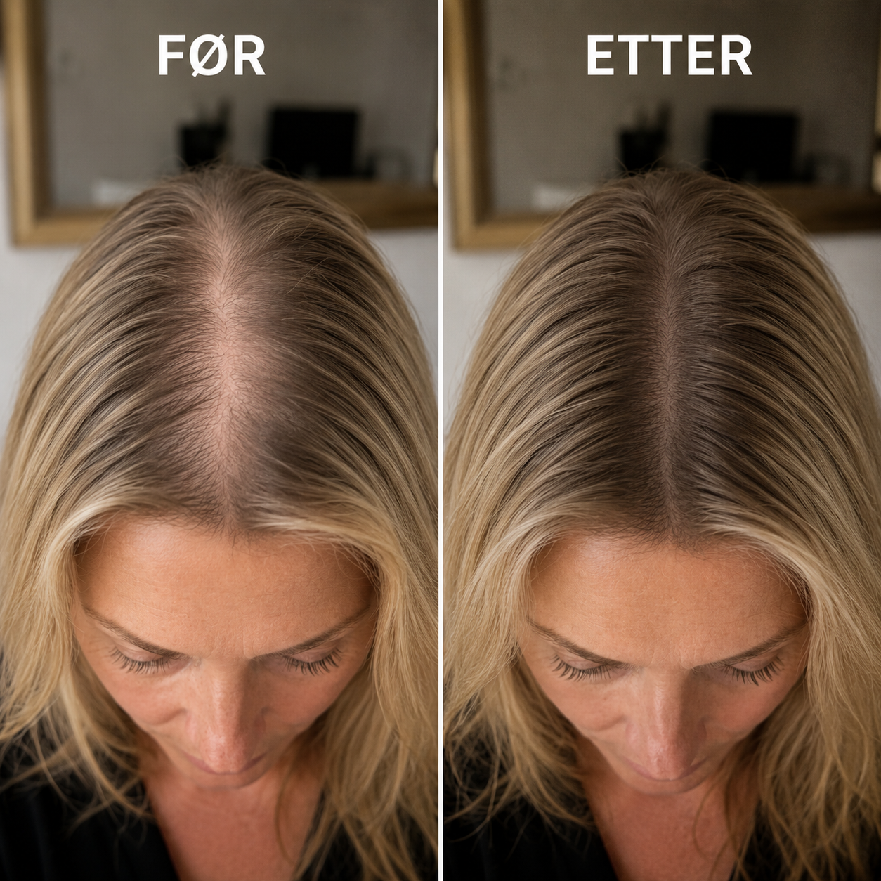 HairGlow — Tettere hår uten kjemikalier