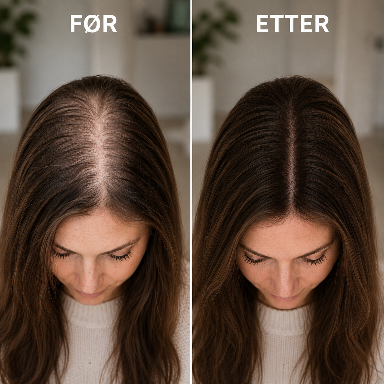 HairGlow — Tettere hår uten kjemikalier