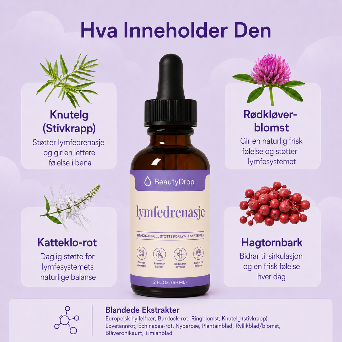 BeautyDrop™ - Demp hovenhet i ansiktet og kroppen, helt uten strev