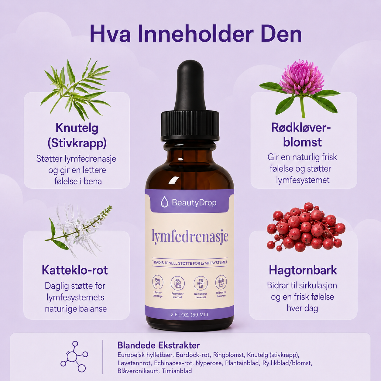 BeautyDrop™ - Demp hovenhet i ansiktet og kroppen, helt uten strev